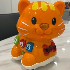 Vtech Catch Me Kitty Orange kitten Light Sounds Music Learning Toy Toddler